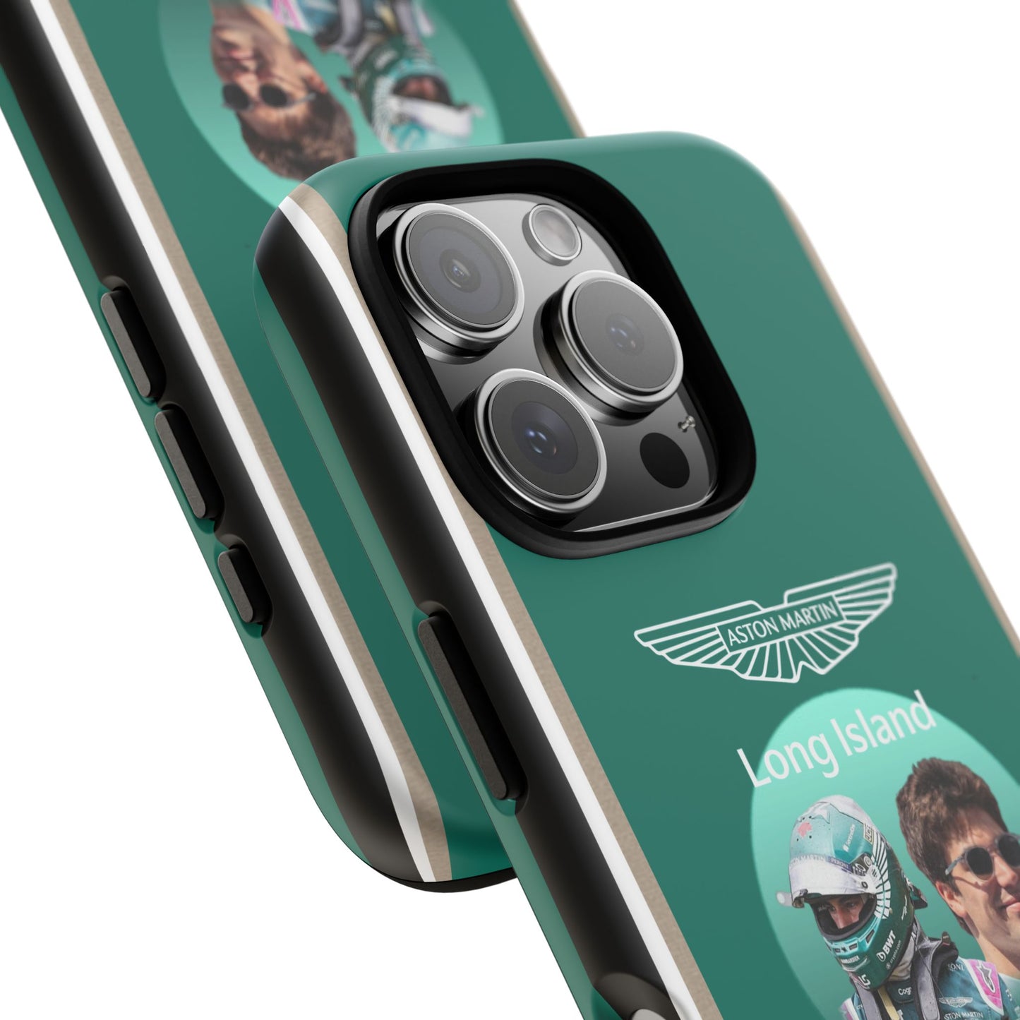 Aston Martin Long Island F1 inspired Lance Stroll Impact-Resistant Phone Case - Sleek & Stylish