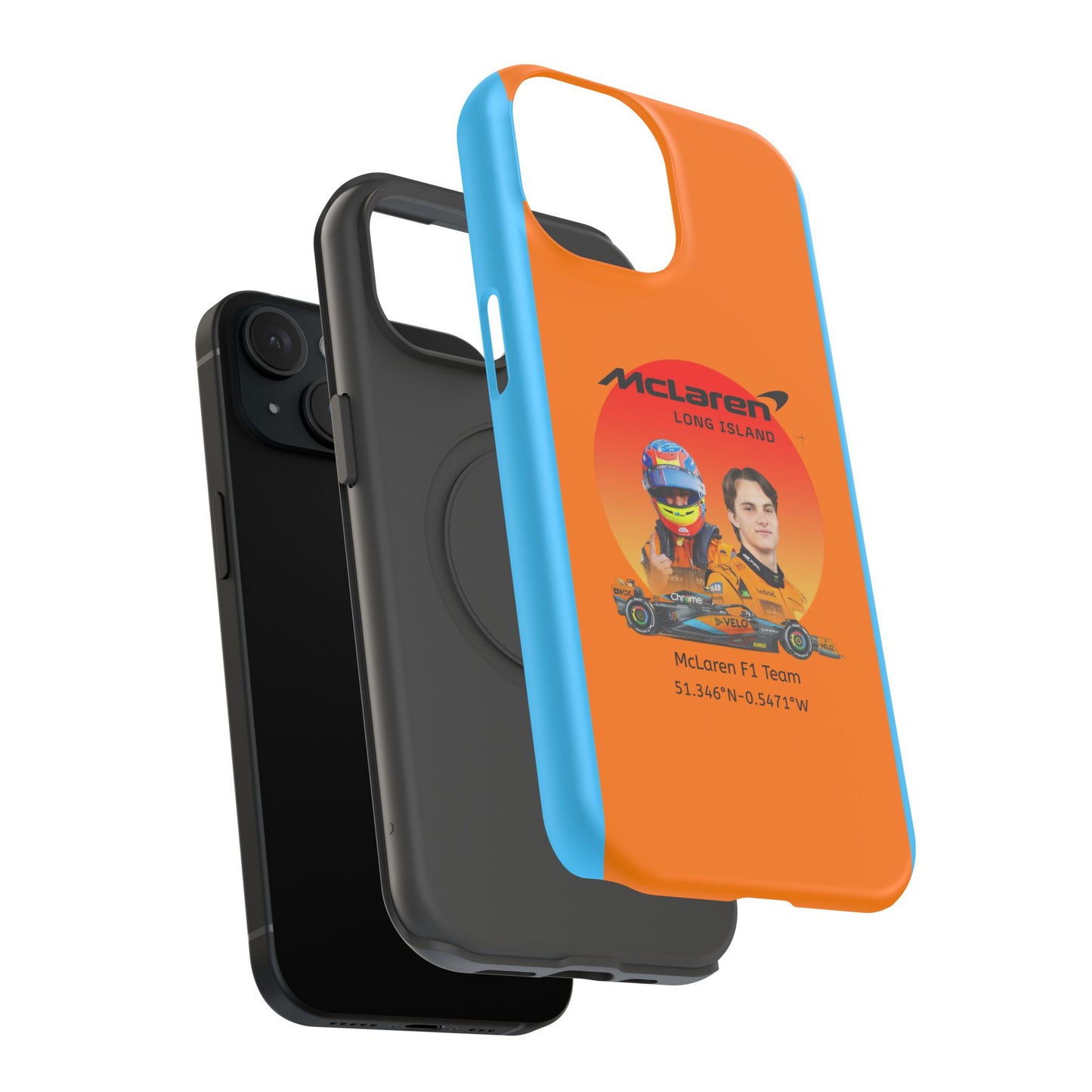 McLaren Long Island McLaren F1 inspired Oscar Piastri Impact-Resistant Phone Case - Sleek & Stylish