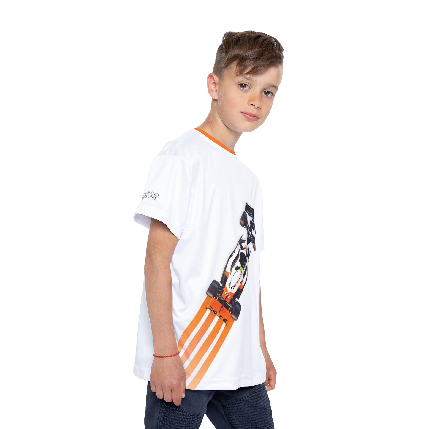 Kids Sports Jersey - Oscar Piastri Formula 1 inspired Design for Young Speed Enthusiasts