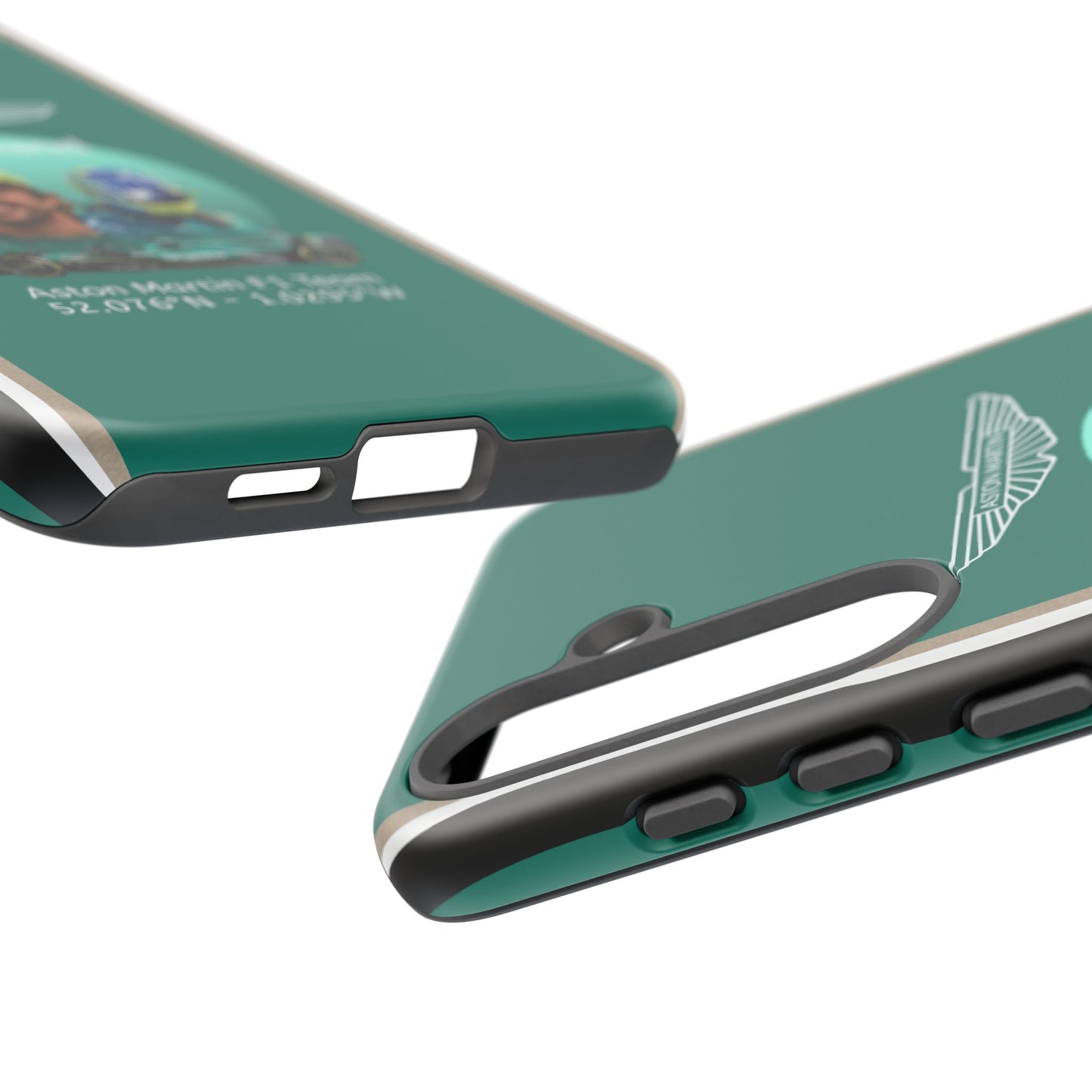 Aston Martin Long Island F1 inspired Fernando Alonso Impact-Resistant Phone Case - Sleek & Stylish