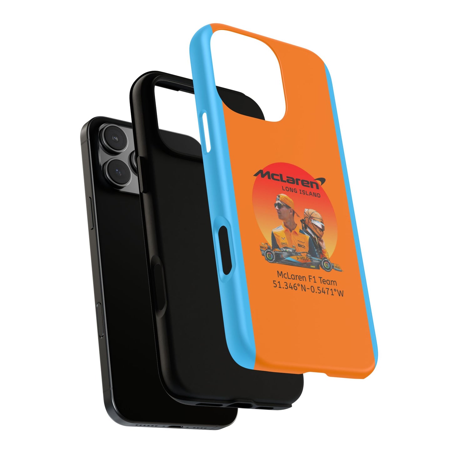 McLaren Long Island McLaren F1 inspired Lando Norris Impact-Resistant Phone Case - Sleek & Stylish