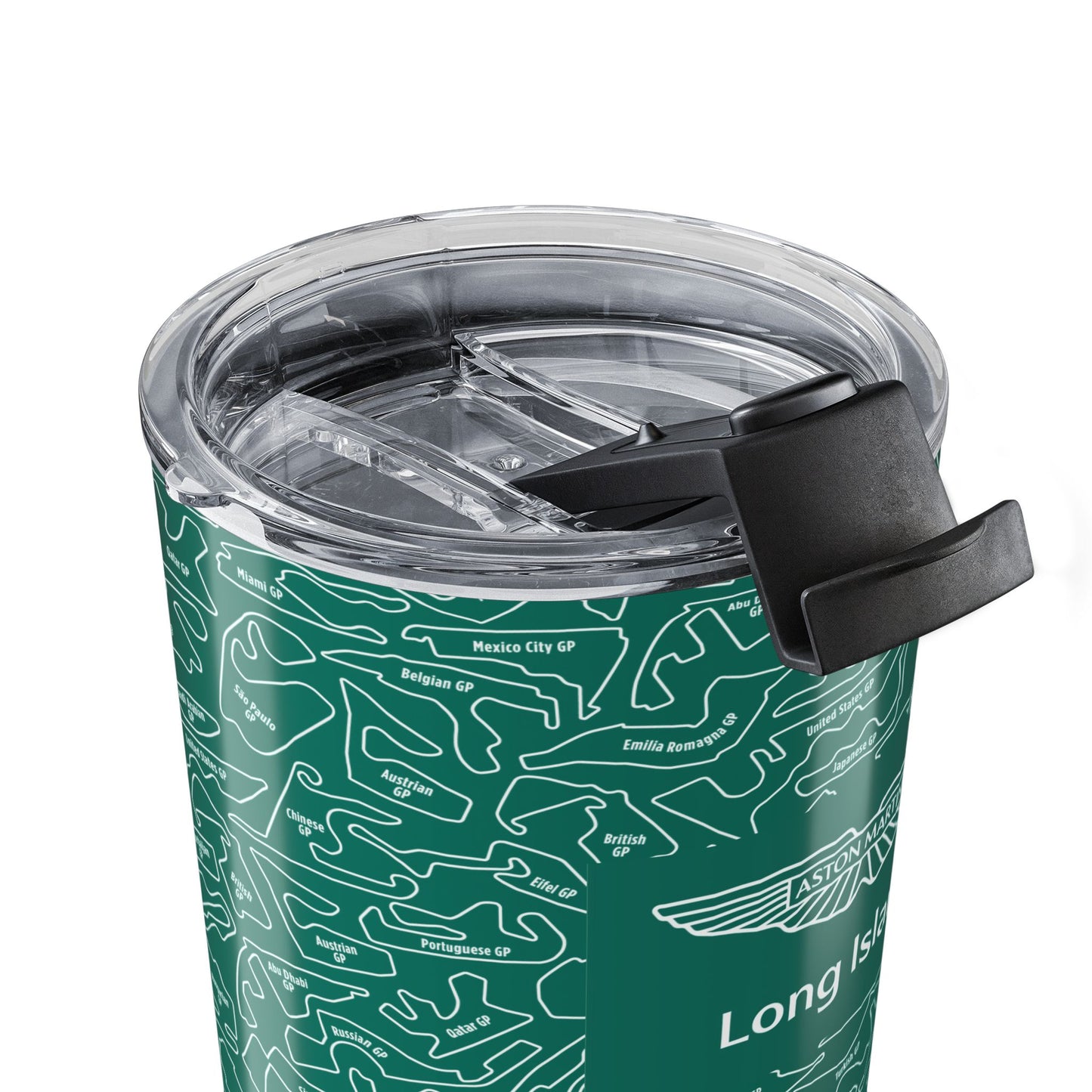 Aston Martin Long Island  AM Green F1 Race Track 20oz Tumbler