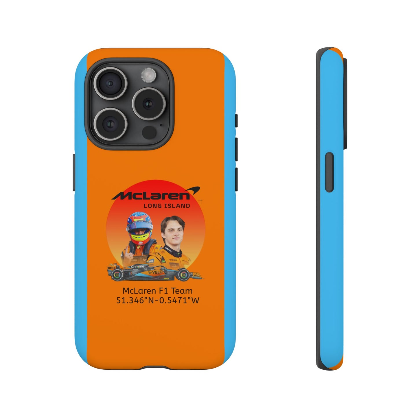 McLaren Long Island McLaren F1 inspired Oscar Piastri Impact-Resistant Phone Case - Sleek & Stylish