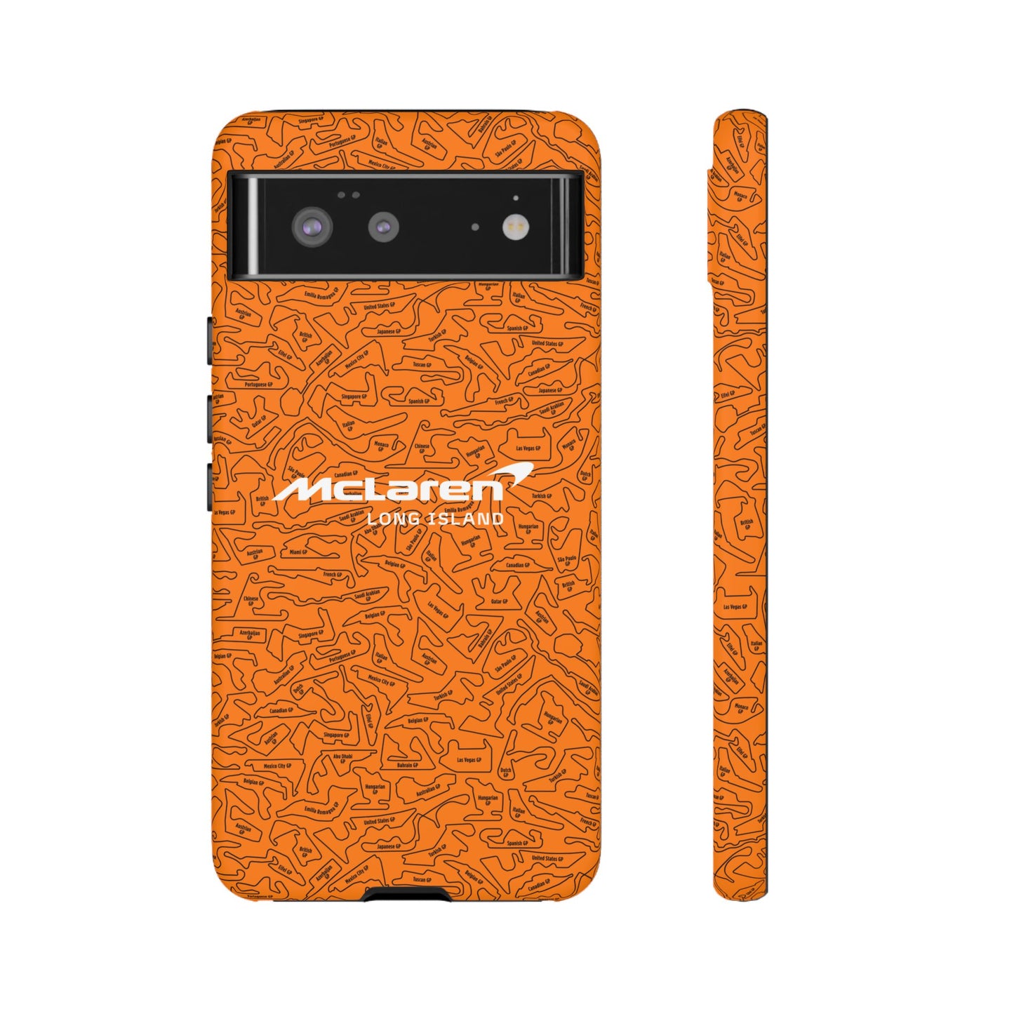 McLaren Long Island F1 race Track Inspired Impact-Resistant Phone Case
