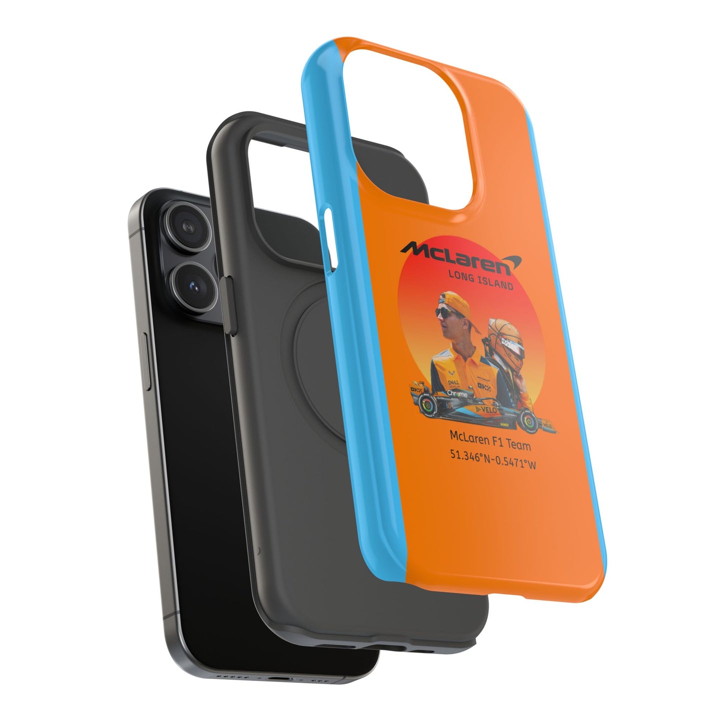 McLaren Long Island McLaren F1 inspired Lando Norris Impact-Resistant Phone Case - Sleek & Stylish