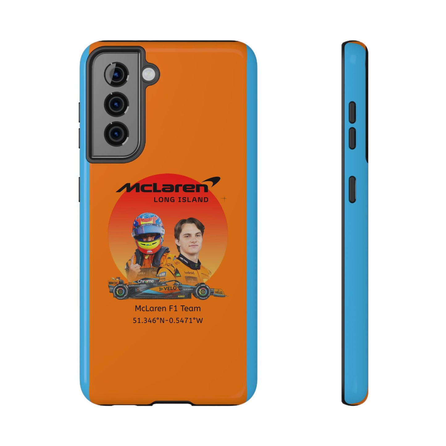 McLaren Long Island McLaren F1 inspired Oscar Piastri Impact-Resistant Phone Case - Sleek & Stylish