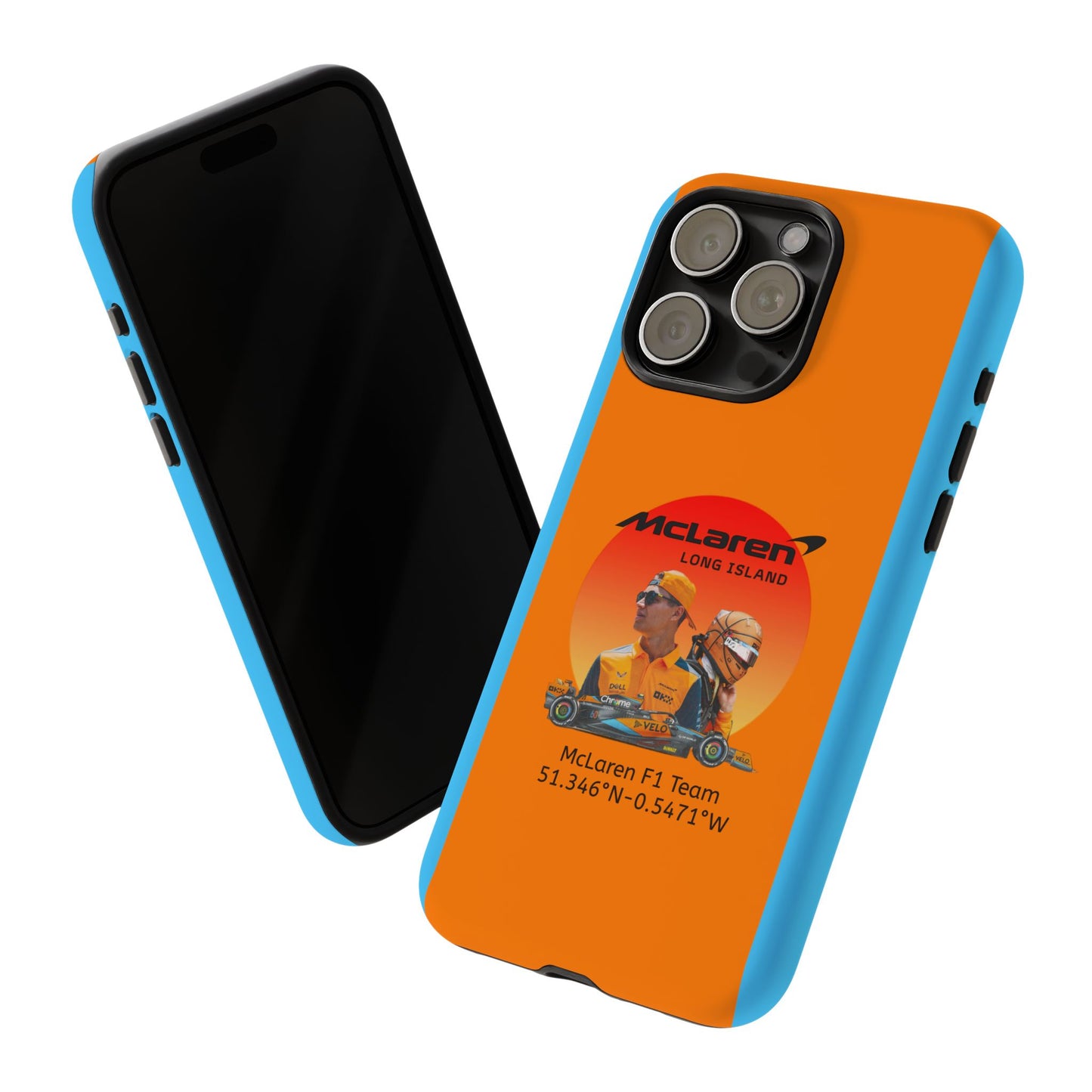 McLaren Long Island McLaren F1 inspired Lando Norris Impact-Resistant Phone Case - Sleek & Stylish