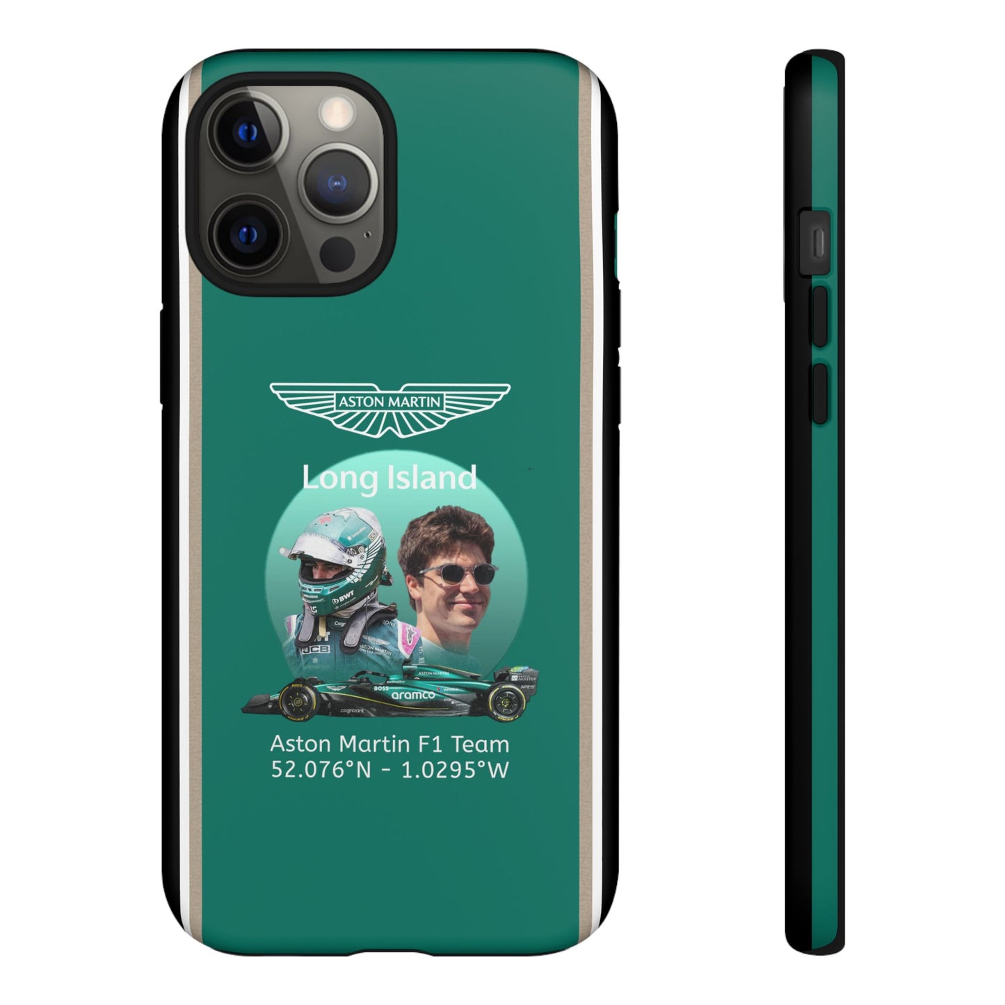 Aston Martin Long Island F1 inspired Lance Stroll Impact-Resistant Phone Case - Sleek & Stylish