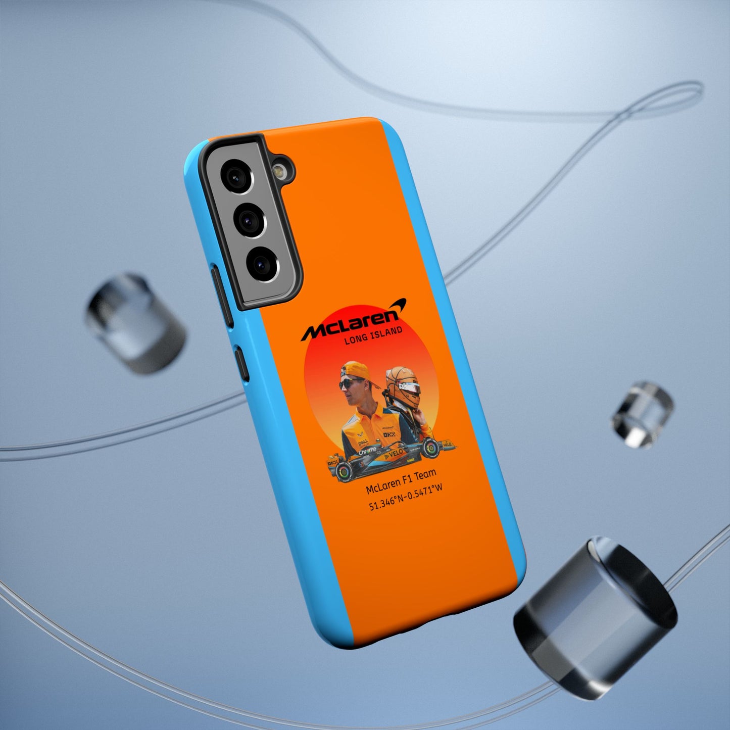 McLaren Long Island McLaren F1 inspired Lando Norris Impact-Resistant Phone Case - Sleek & Stylish