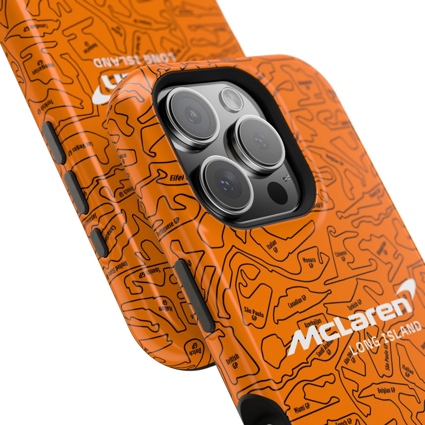 McLaren Long Island F1 race Track Inspired Impact-Resistant Phone Case