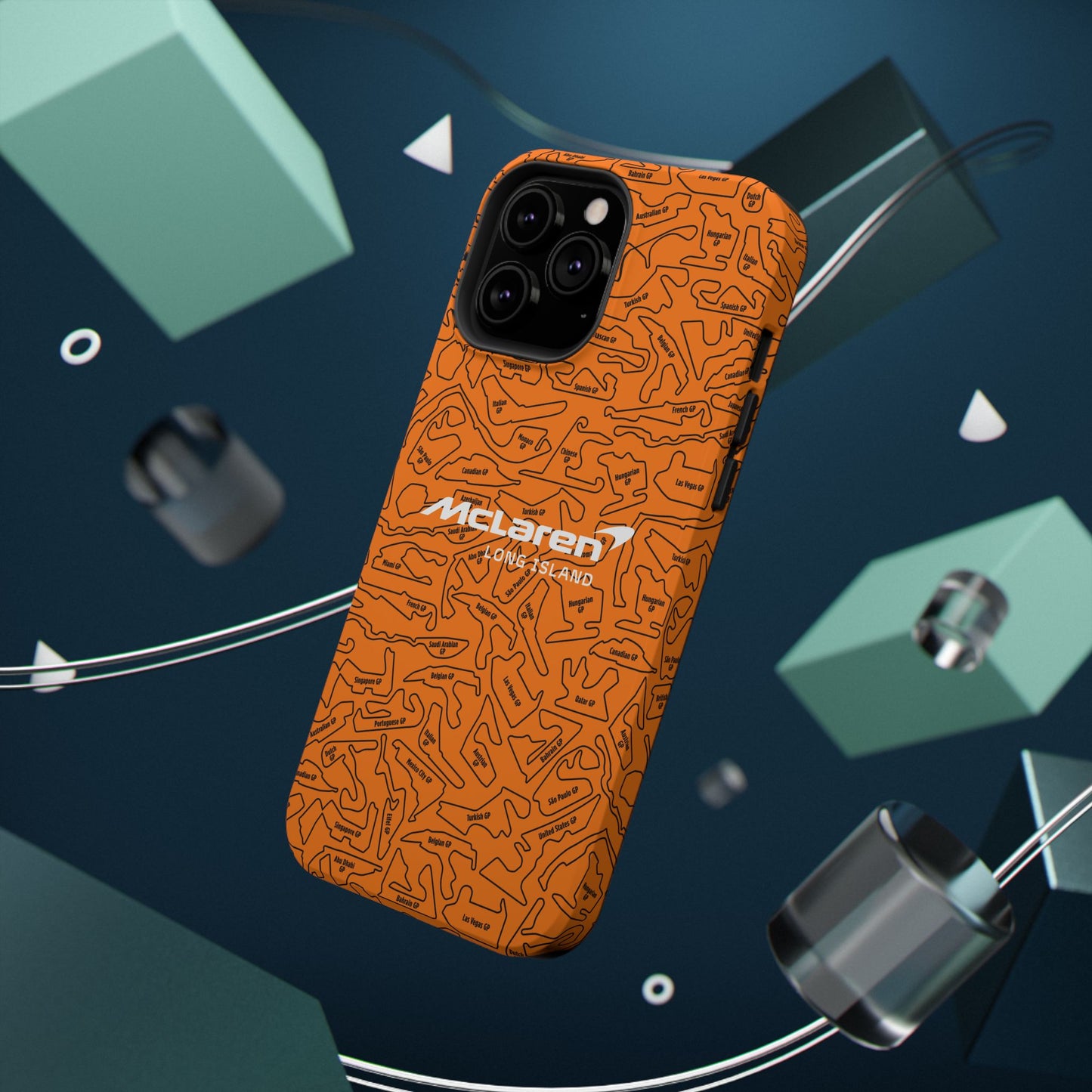 McLaren Long Island F1 race Track Inspired Impact-Resistant Phone Case