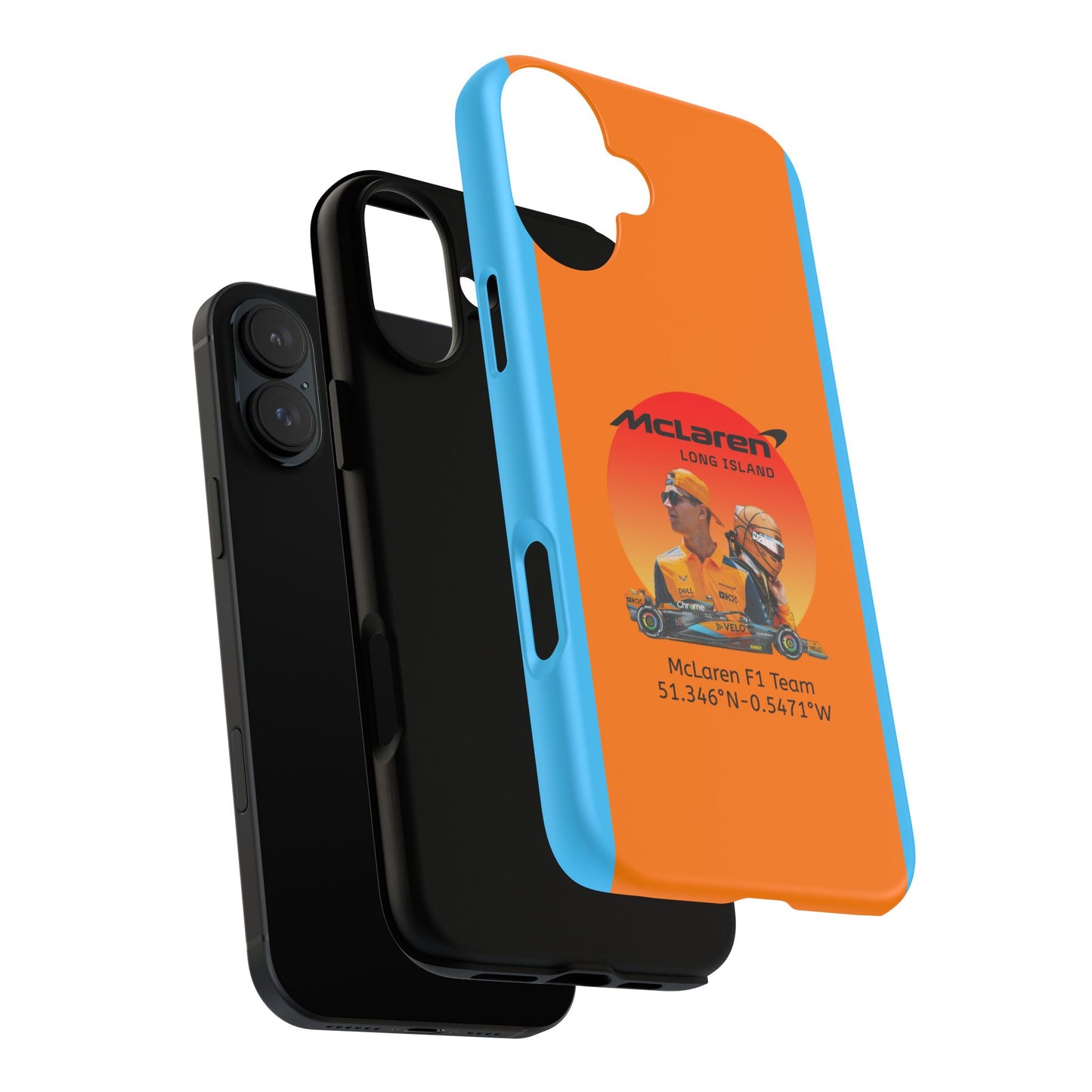McLaren Long Island McLaren F1 inspired Lando Norris Impact-Resistant Phone Case - Sleek & Stylish