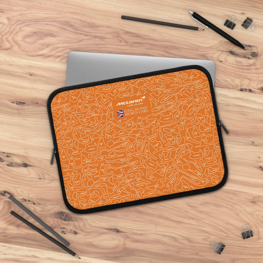 Long Island Sports Cars |McLaren Long Island | F1 Racetrack Laptop Sleeve