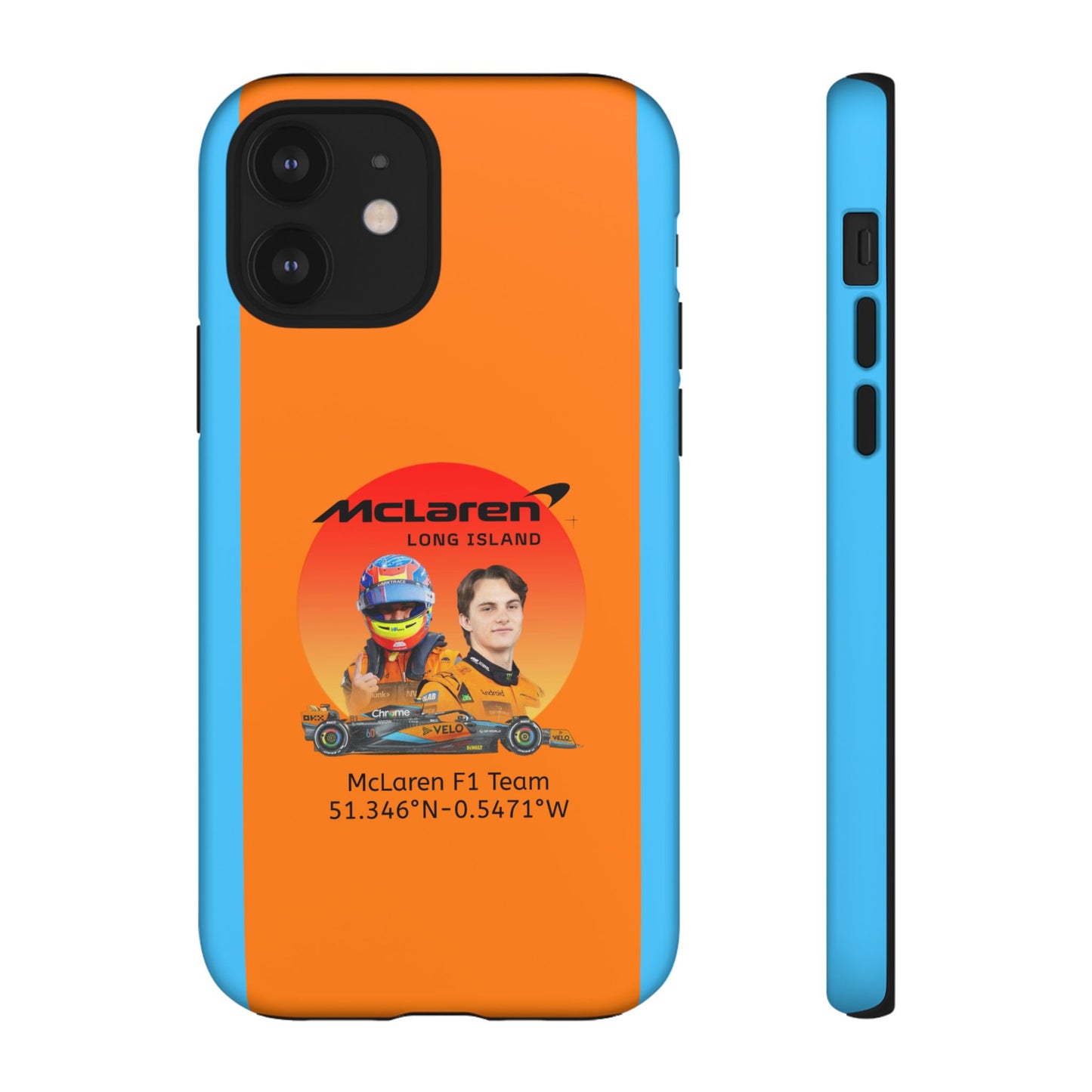 McLaren Long Island McLaren F1 inspired Oscar Piastri Impact-Resistant Phone Case - Sleek & Stylish
