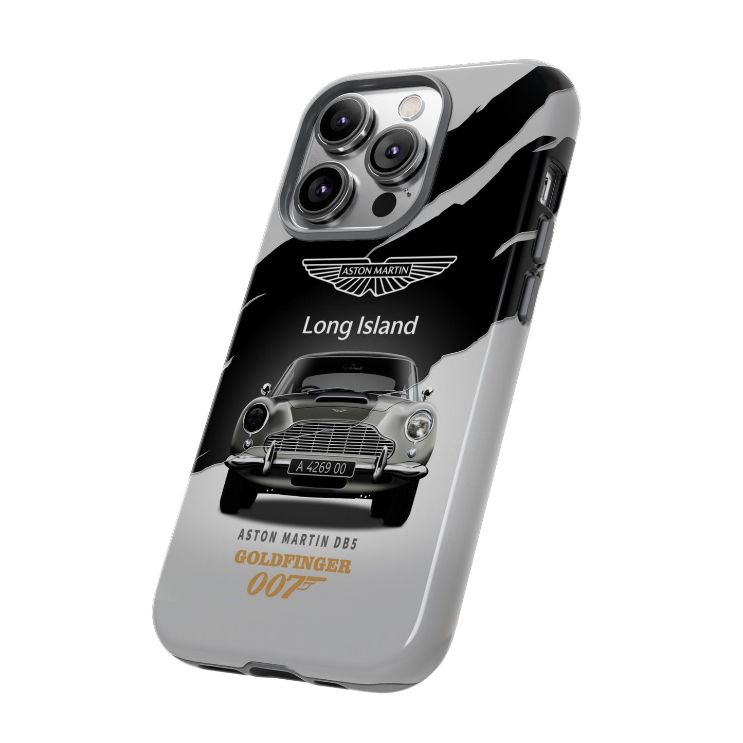 Aston Martin Long Island Phone Case Aston Martin DB5 Goldfinger 007 inspired Phone case (iPhone 8-17)