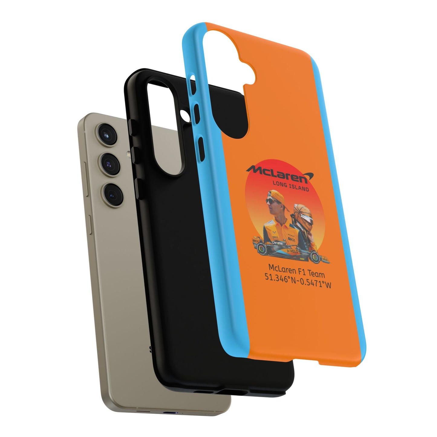 McLaren Long Island McLaren F1 inspired Lando Norris Impact-Resistant Phone Case - Sleek & Stylish