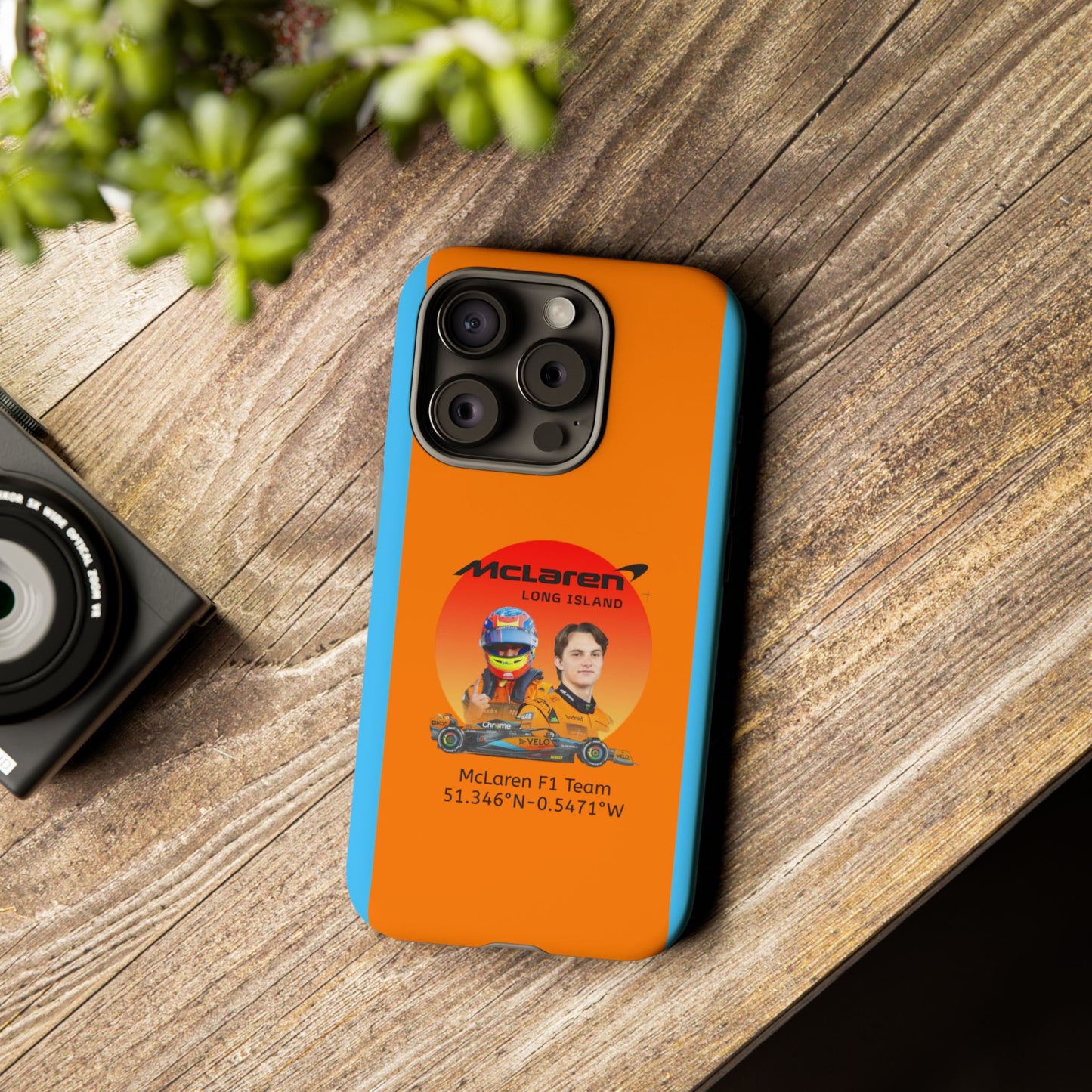McLaren Long Island McLaren F1 inspired Oscar Piastri Impact-Resistant Phone Case - Sleek & Stylish