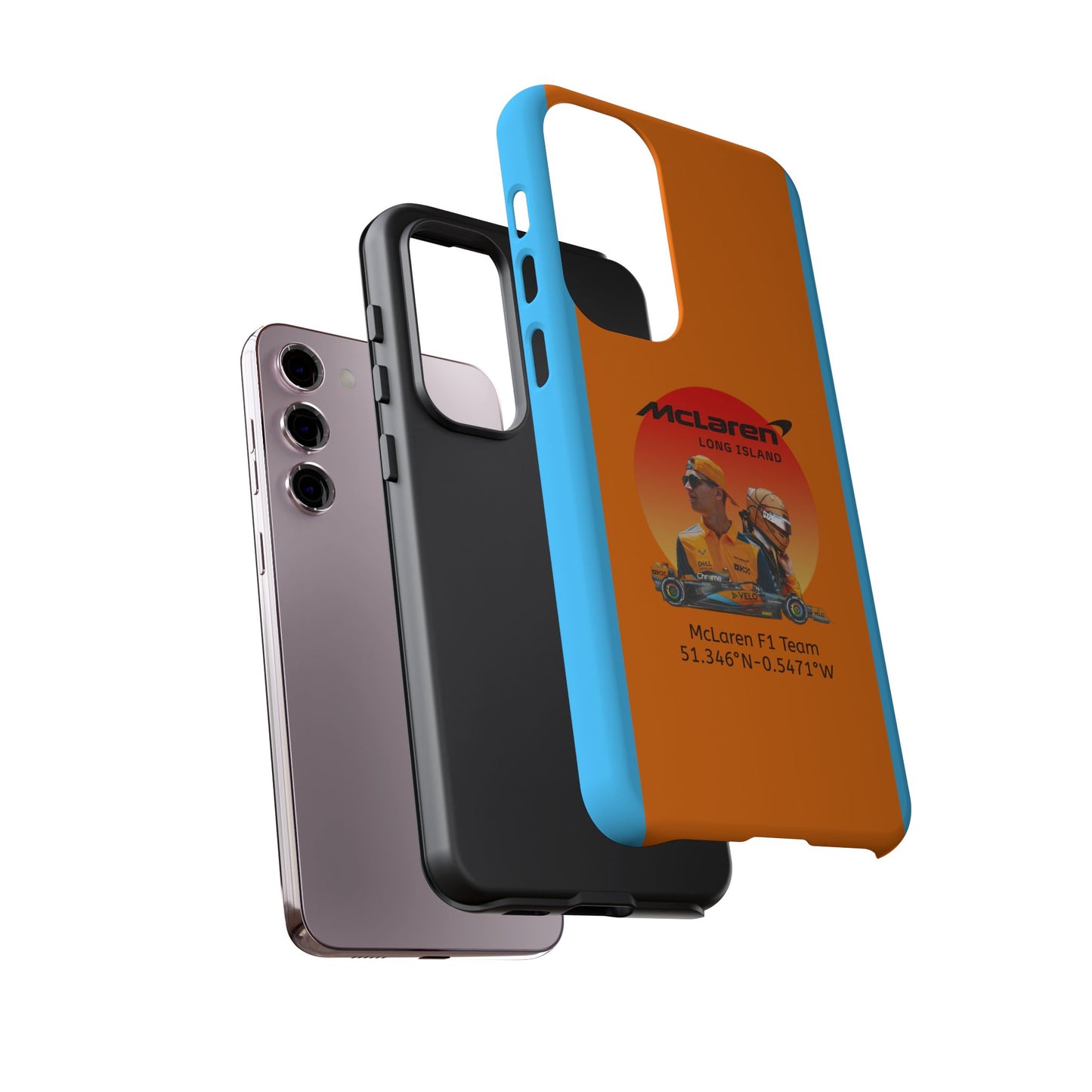 McLaren Long Island McLaren F1 inspired Lando Norris Impact-Resistant Phone Case - Sleek & Stylish
