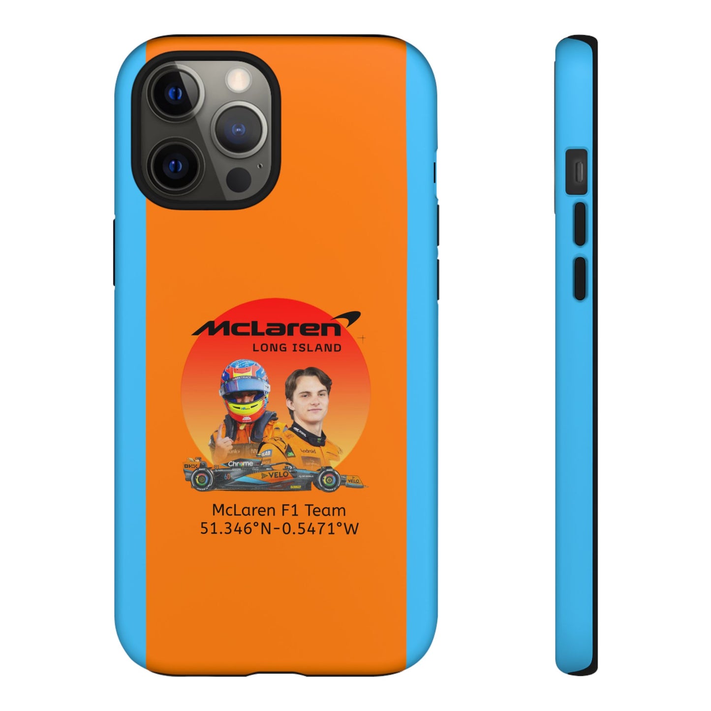 McLaren Long Island McLaren F1 inspired Oscar Piastri Impact-Resistant Phone Case - Sleek & Stylish
