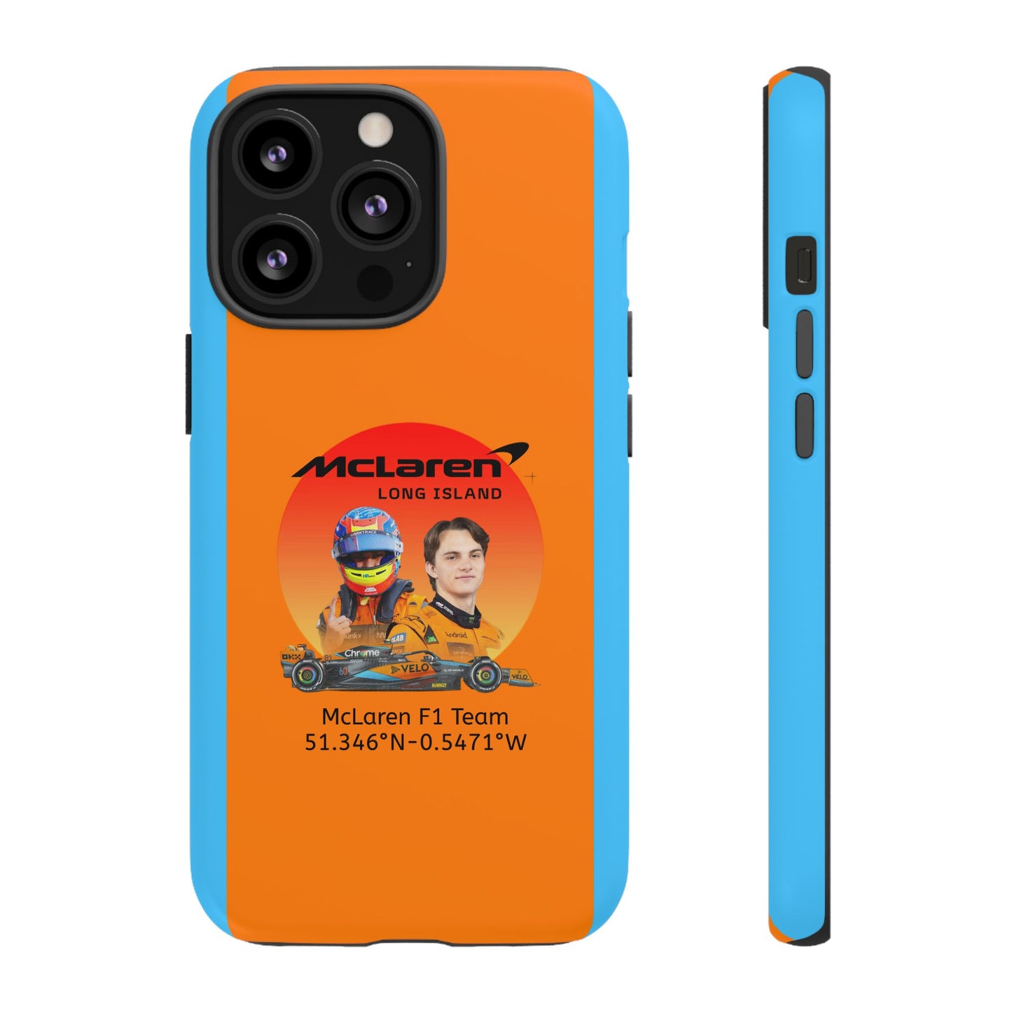McLaren Long Island McLaren F1 inspired Oscar Piastri Impact-Resistant Phone Case - Sleek & Stylish
