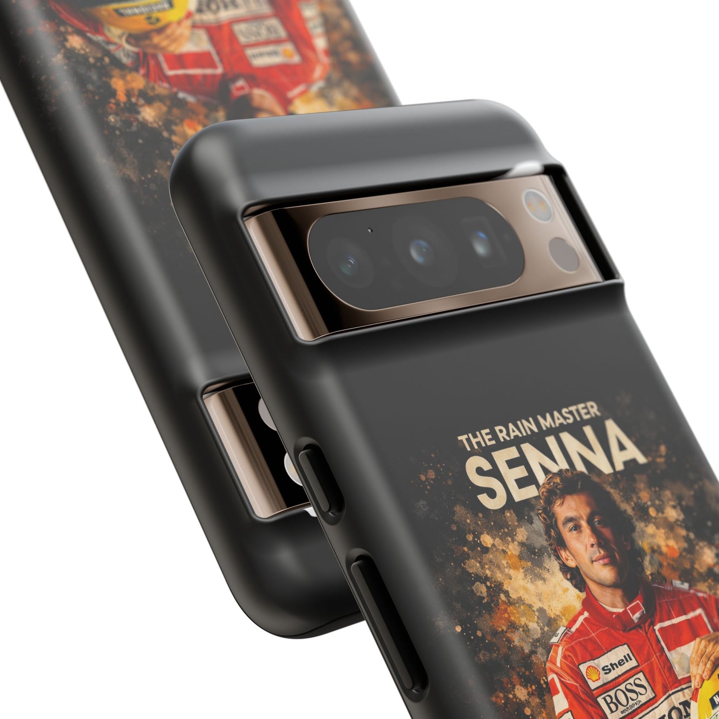 McLaren Long Island “The Rain Master” Ayrton Senna Inspired Impact-Resistant Phone Case | Durable Protection for Car Enthusiasts