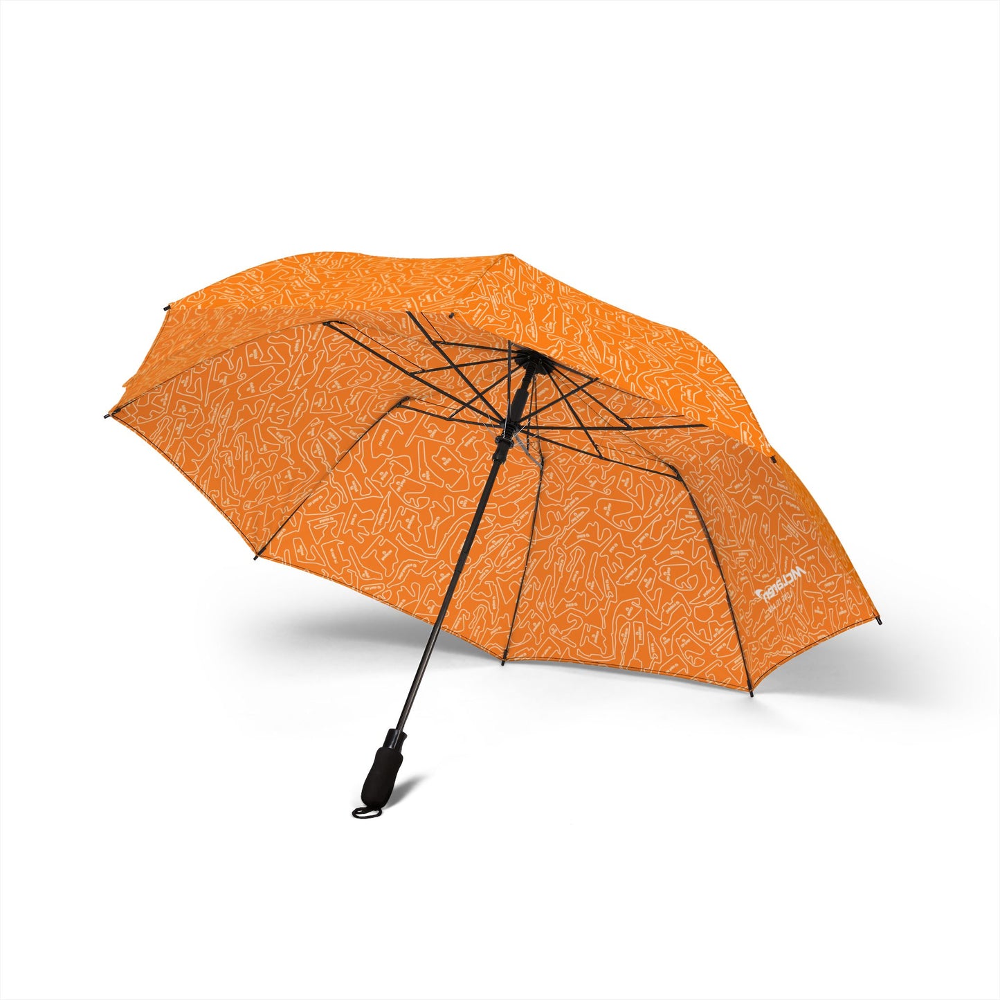 McLaren Long Island Compact Foldable Semi‑Automatic Travel Umbrella