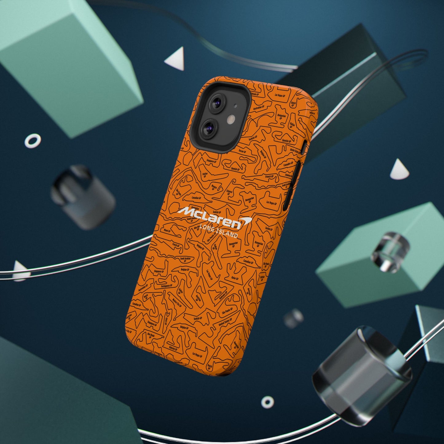 McLaren Long Island F1 race Track Inspired Impact-Resistant Phone Case