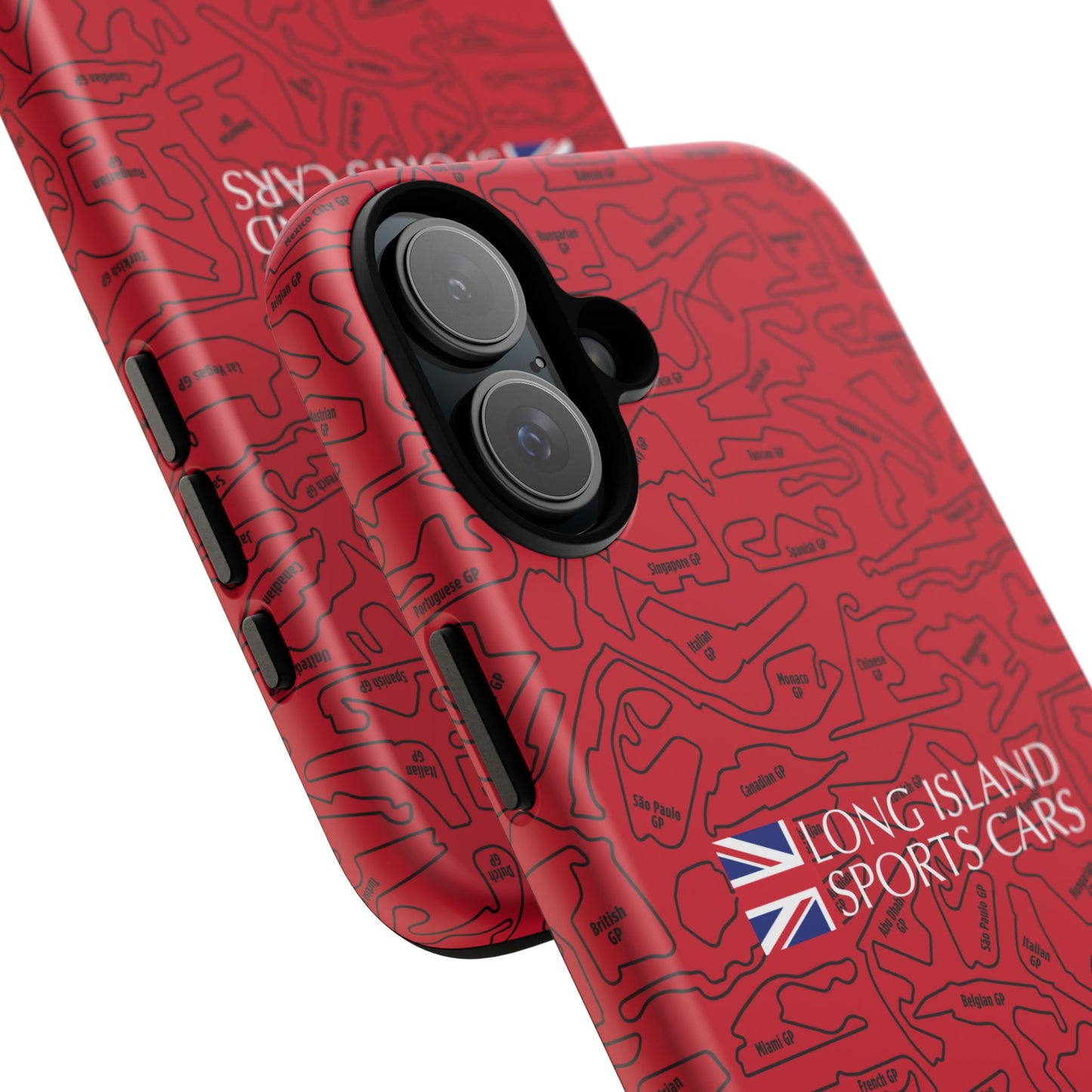 Long Island Sports Cars F1 race Track Inspired Impact-Resistant Phone Case