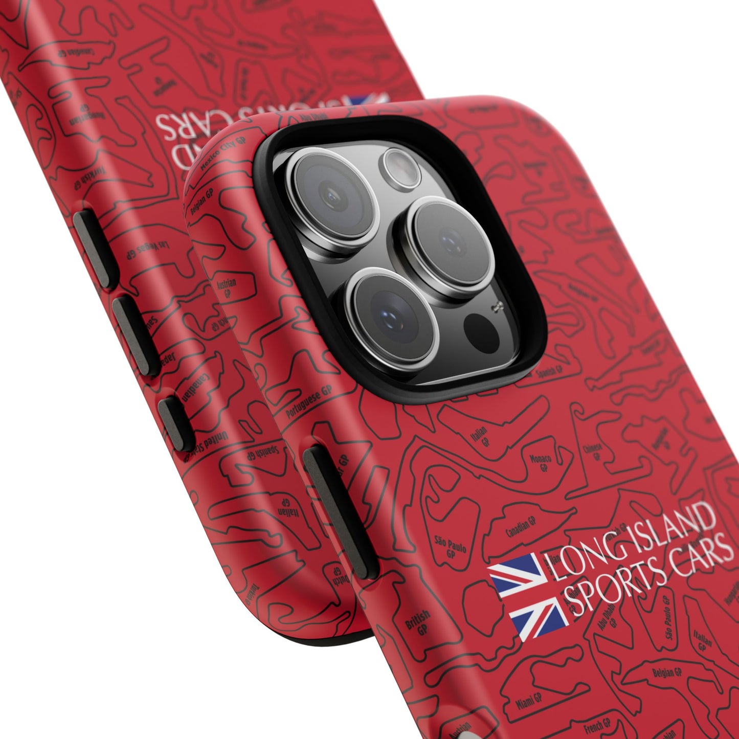 Long Island Sports Cars F1 race Track Inspired Impact-Resistant Phone Case