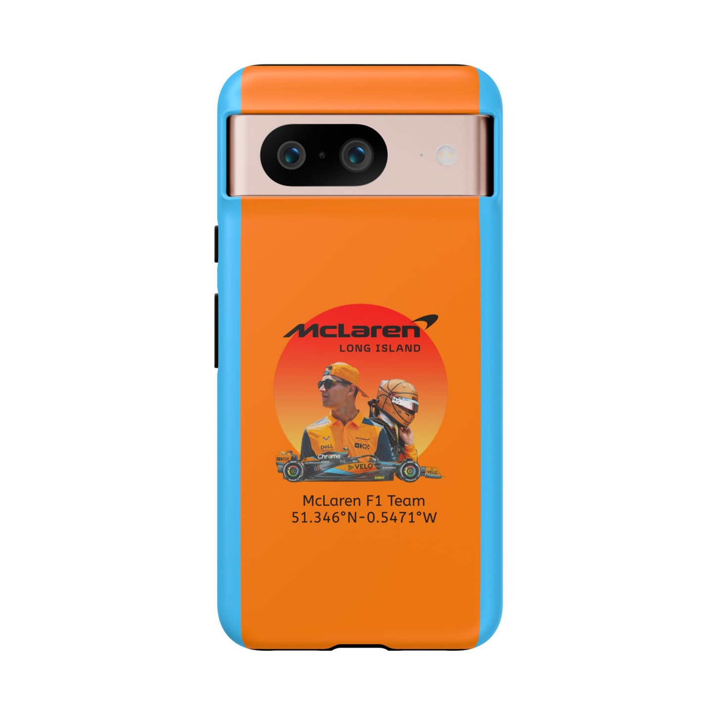 McLaren Long Island McLaren F1 inspired Lando Norris Impact-Resistant Phone Case - Sleek & Stylish