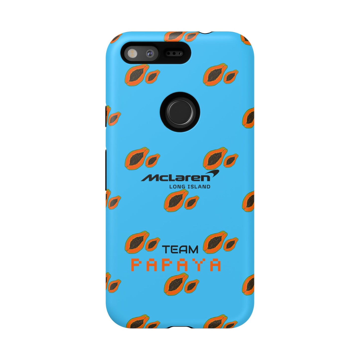 McLaren Long Island Team Papaya Impact-Resistant Phone Case - Sleek & Stylish
