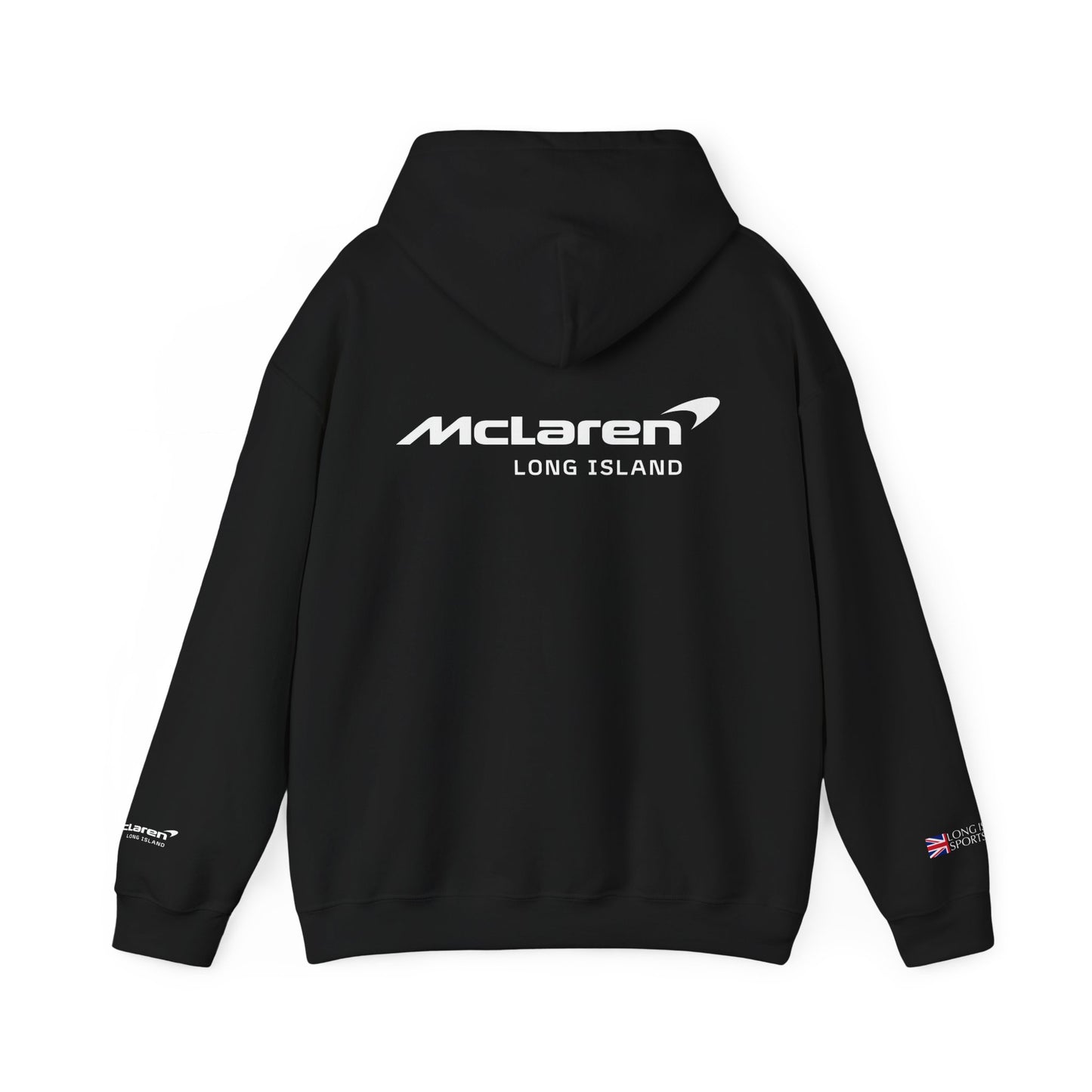 Long Island Sports Cars|McLaren Long Island Fleece Hoodie for Car Enthusiasts