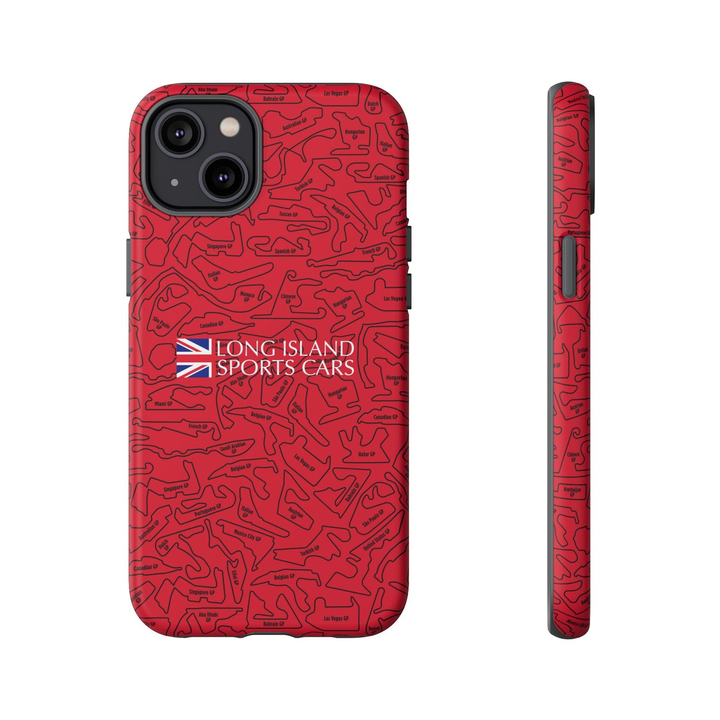 Long Island Sports Cars F1 race Track Inspired Impact-Resistant Phone Case