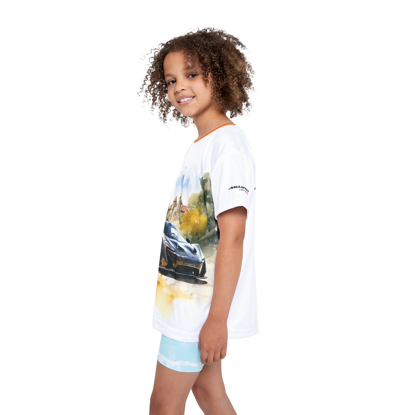 Kids Sports Jersey - McLaren P1 Design for Young Speed Enthusiasts