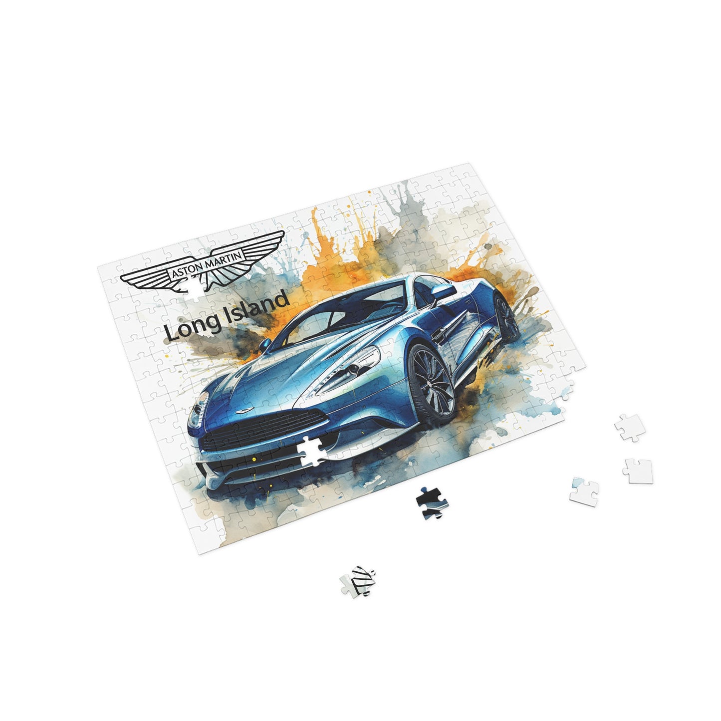 Aston Martin Long Island Vanquish Inspired Puzzle - 96, 252, 500, 1000-Piece Options