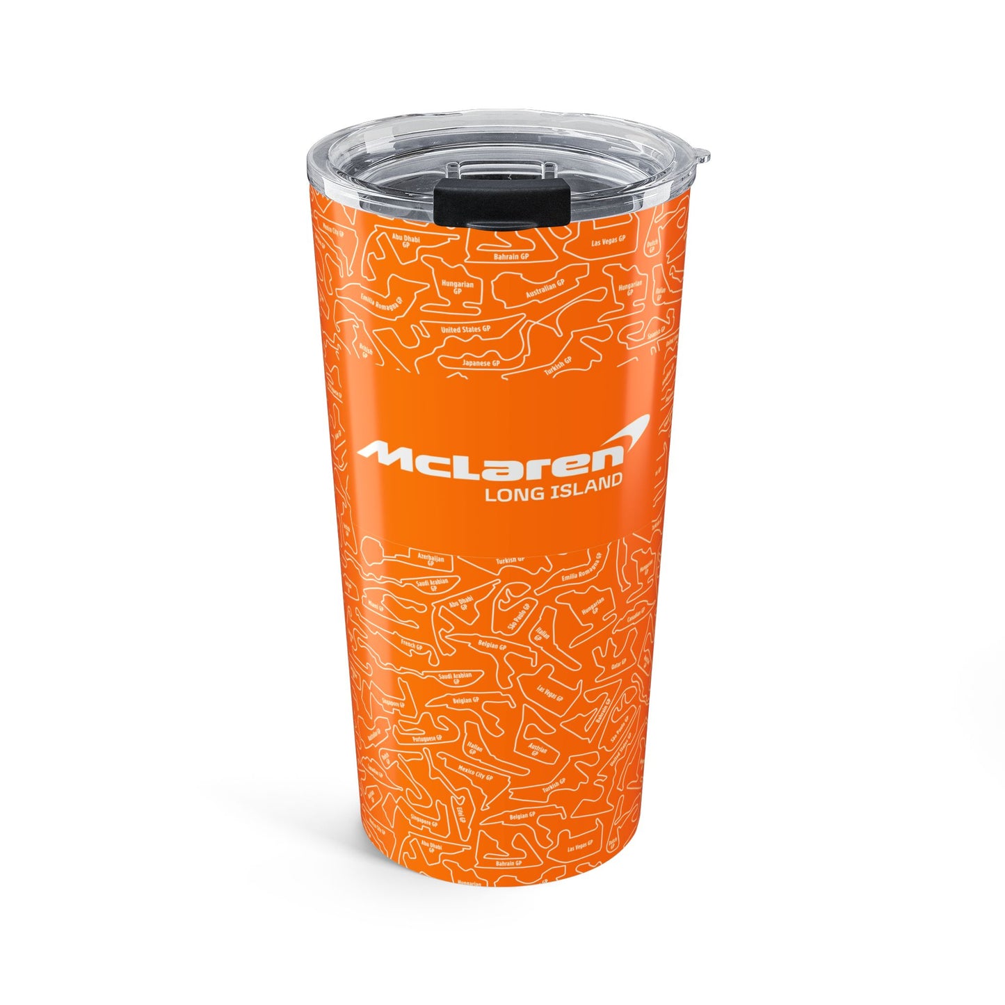 McLaren Long Island Orange Papaya F1 Track 20oz Tumbler