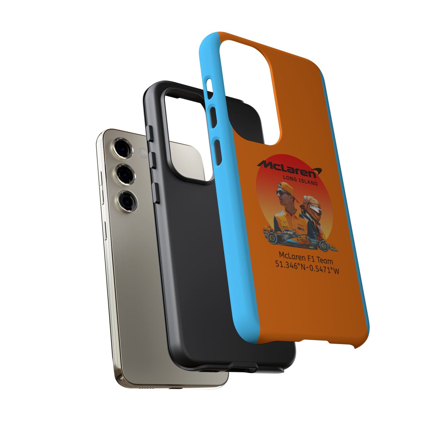 McLaren Long Island McLaren F1 inspired Lando Norris Impact-Resistant Phone Case - Sleek & Stylish
