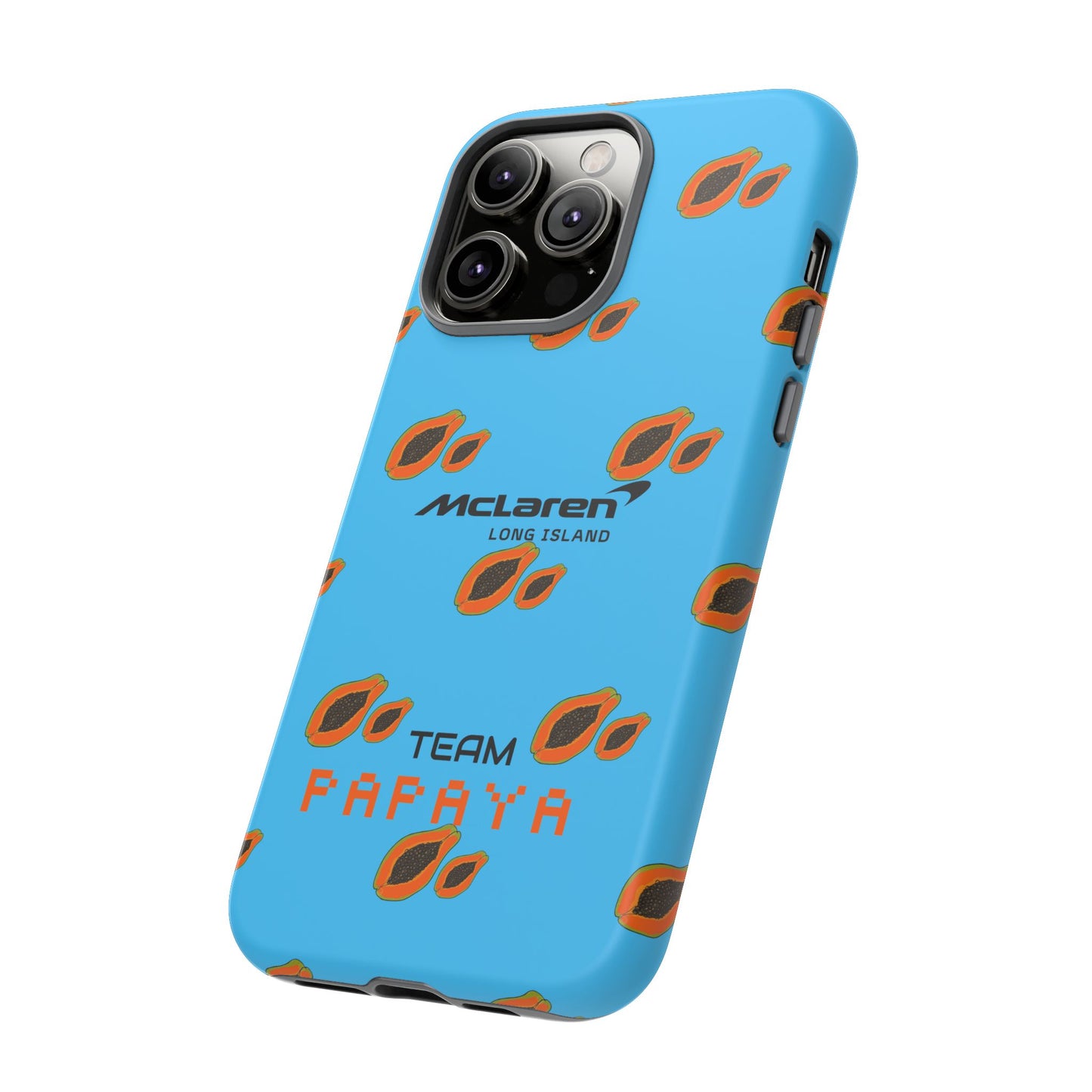 McLaren Long Island Team Papaya Impact-Resistant Phone Case - Sleek & Stylish