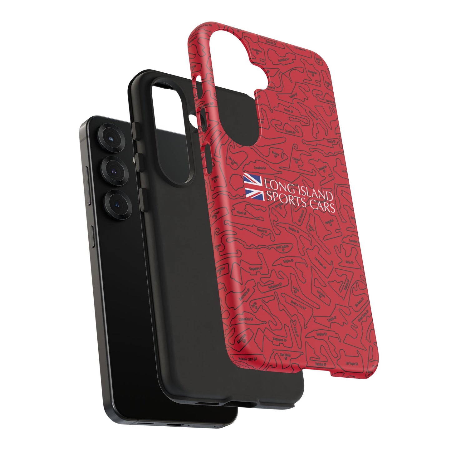 Long Island Sports Cars F1 race Track Inspired Impact-Resistant Phone Case