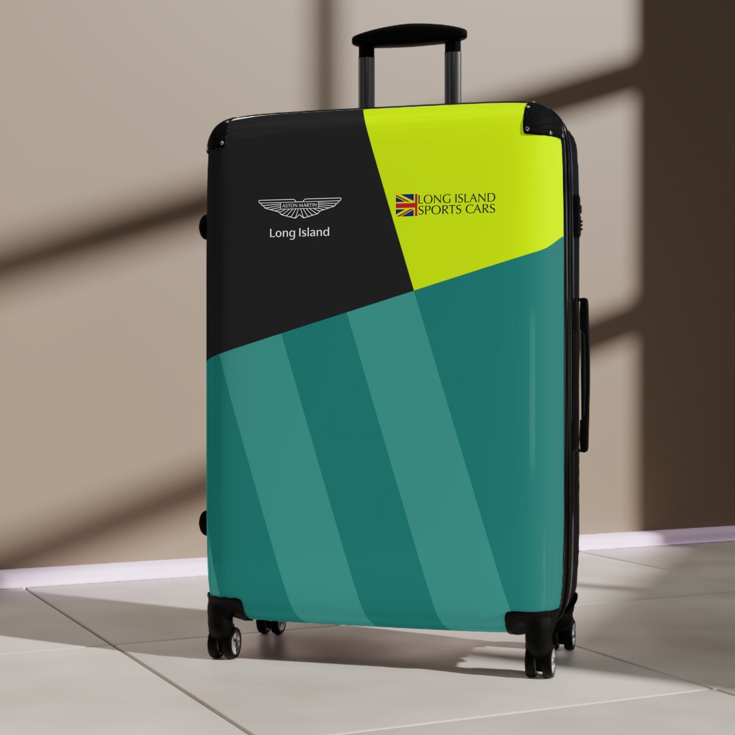 Aston Martin Long Island AM Green Suitcase