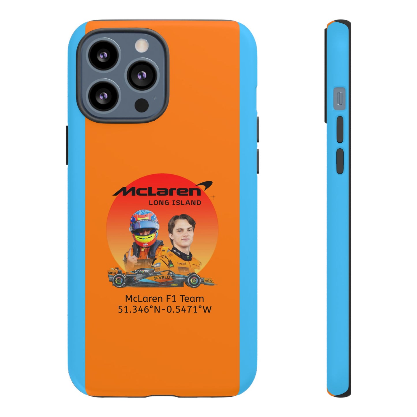 McLaren Long Island McLaren F1 inspired Oscar Piastri Impact-Resistant Phone Case - Sleek & Stylish