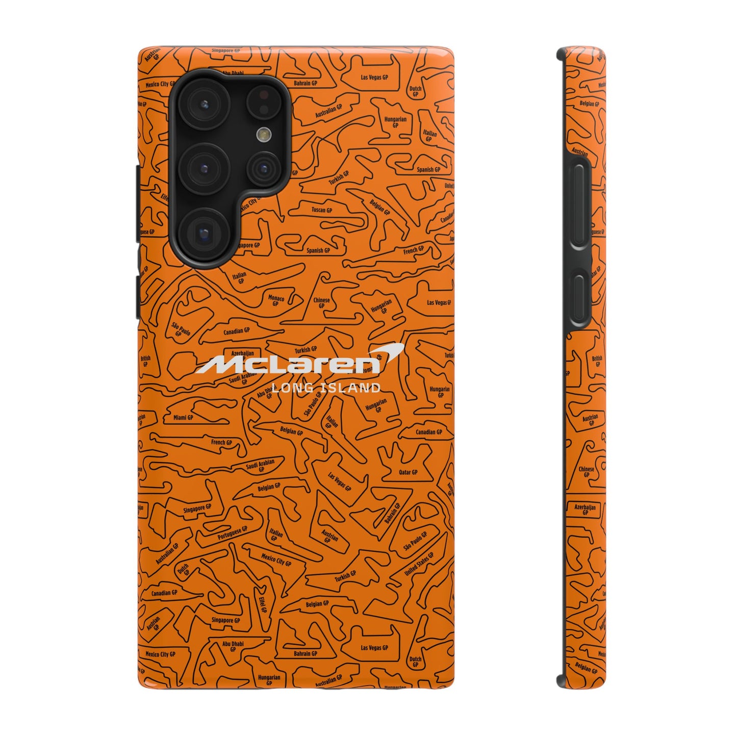 McLaren Long Island F1 race Track Inspired Impact-Resistant Phone Case