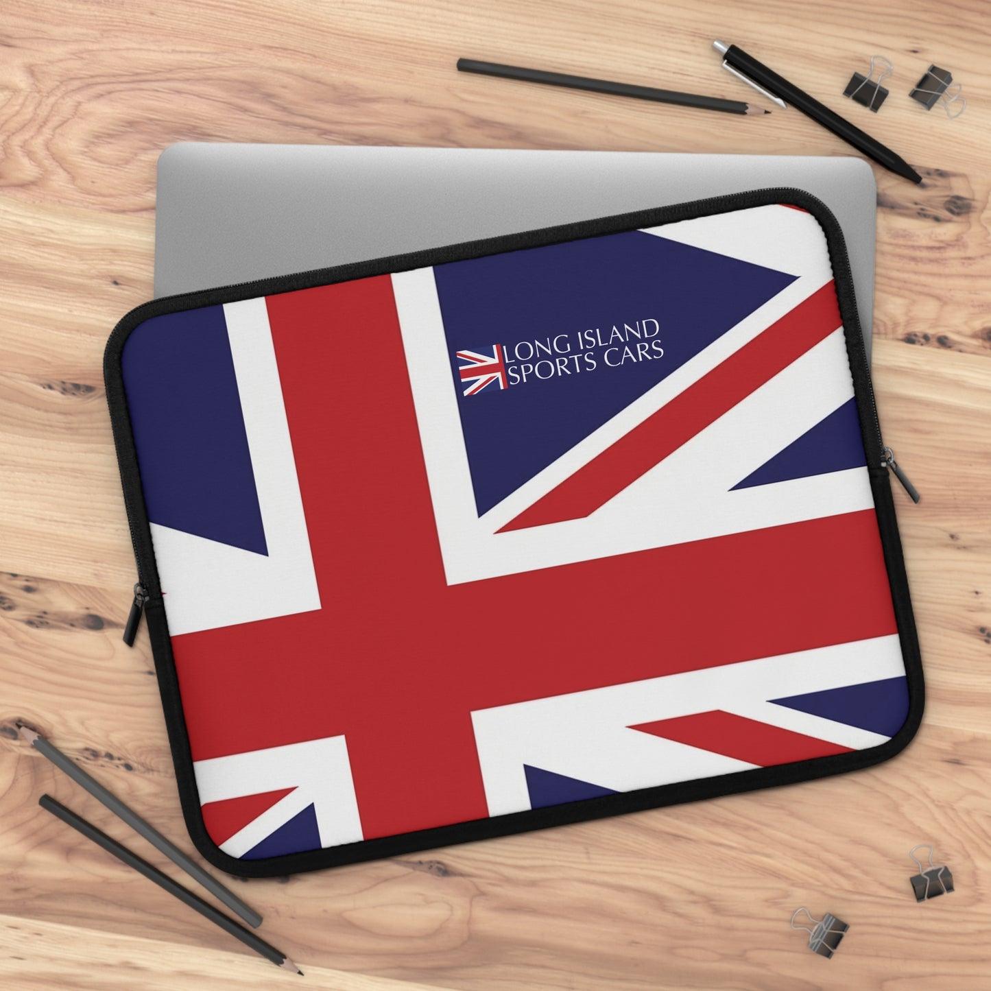 Long Island Sports Cars Flag Laptop Sleeve