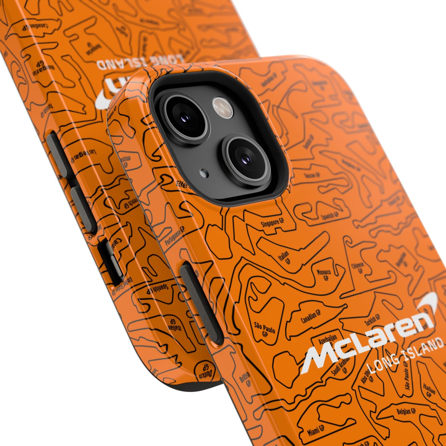 McLaren Long Island F1 race Track Inspired Impact-Resistant Phone Case