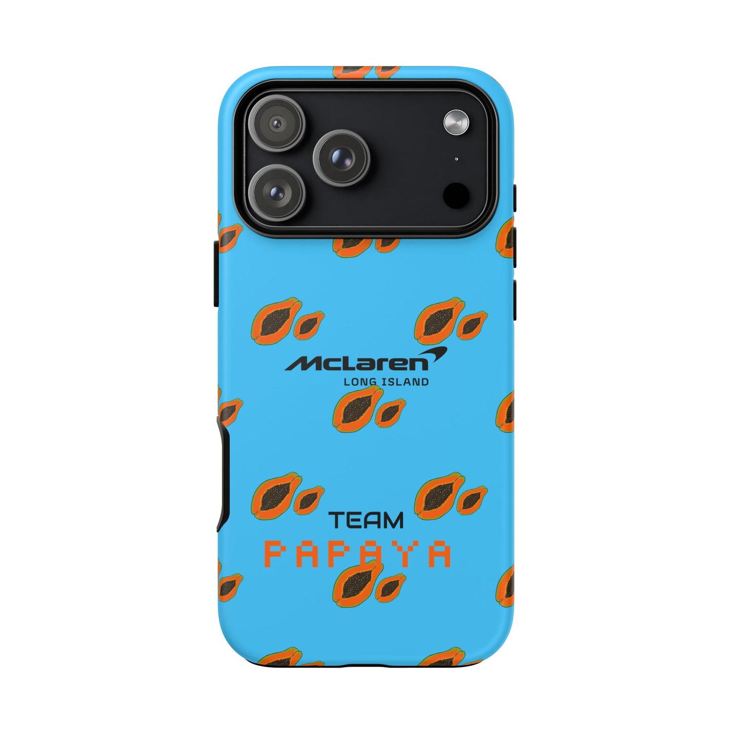 McLaren Long Island Team Papaya Impact-Resistant Phone Case - Sleek & Stylish